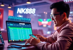 NK88 online betting platform showcasing vibrant promotions and user interaction.
