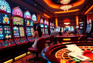 Experience the thrill of winning on slot 88 machines in a vibrant casino atmosphere.