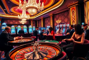 Experience the thrill of gambling at Vaoluoitv with vibrant casino games and excited players.