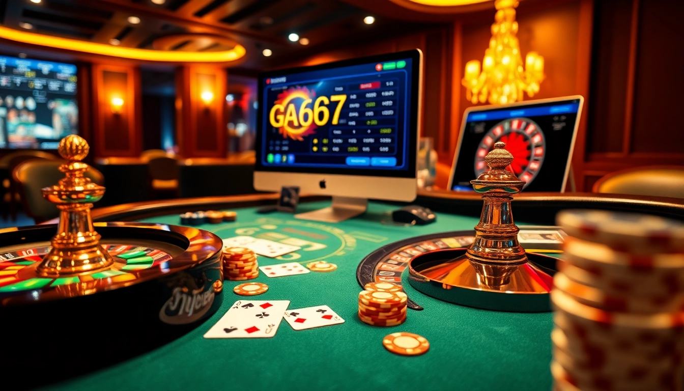 Engage in thrilling gambling activities at GA6789's premium live casino experience with stunning visuals and interactive features.