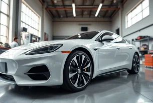 Apply high-quality PPF Chattanooga on vehicles at a professional workshop.