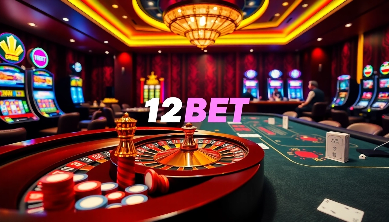 Experience the thrill at 12BET casino with vibrant games and engaging players.
