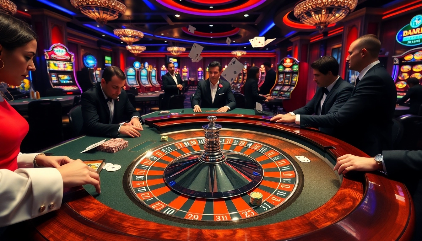 The hidden wiki visualizes an exciting casino scene with roulette players and vibrant gaming elements.