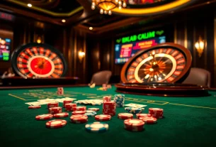 Engaging with kèo nhà cái gameplay at a luxurious casino table.