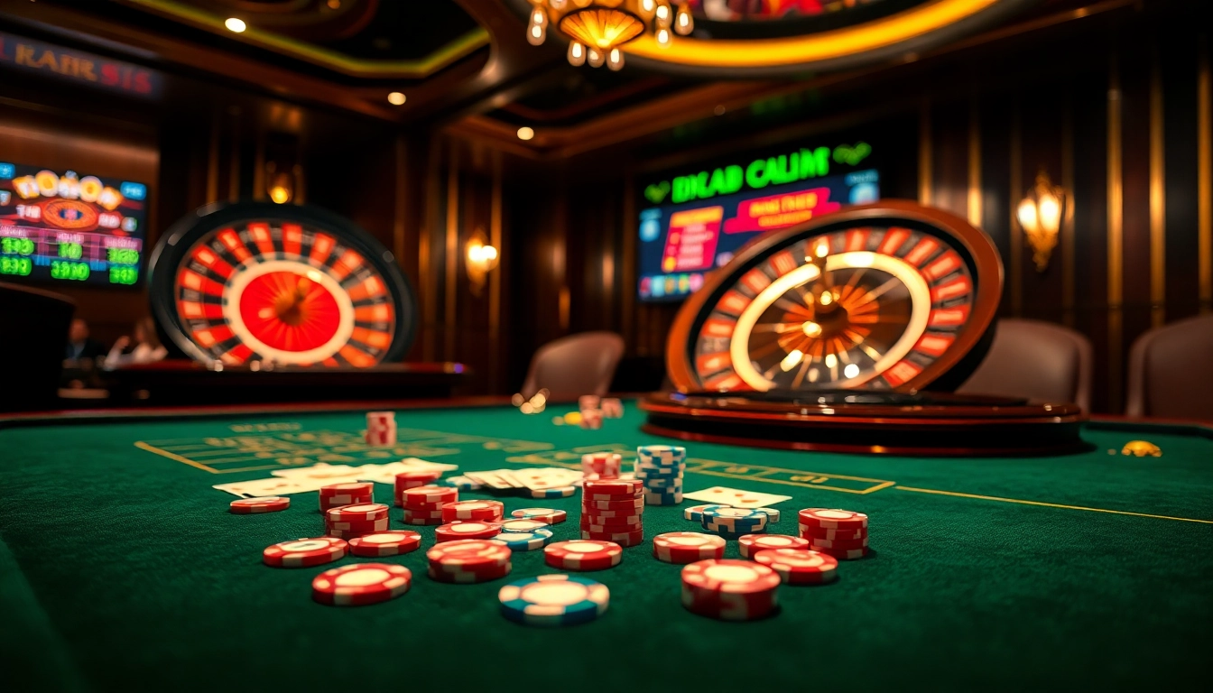 Engaging with kèo nhà cái gameplay at a luxurious casino table.