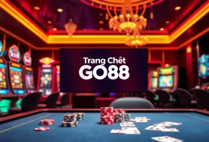 Exciting online gambling experience at Trang Chủ GO88 with vibrant casino table and games.