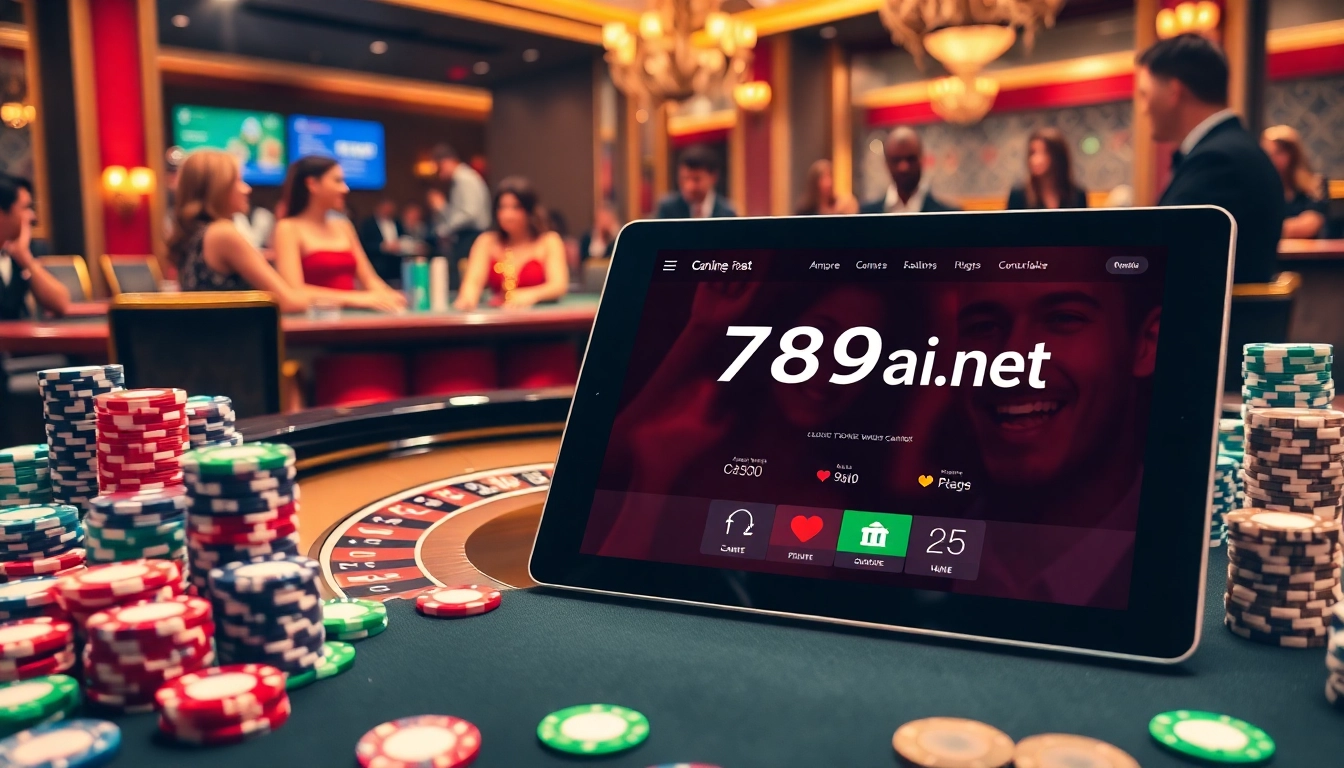 Experience the excitement of gaming at 789pa.in.net with luxurious casino visuals and vibrant roulette tables.