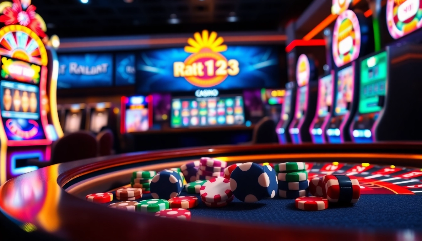 Menikmati momen mendebarkan di mesin slot online yang hidup dan meja kasino Ratu123.