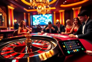 Experience the thrill of betting at 33win with an engaging casino atmosphere featuring roulette and poker.